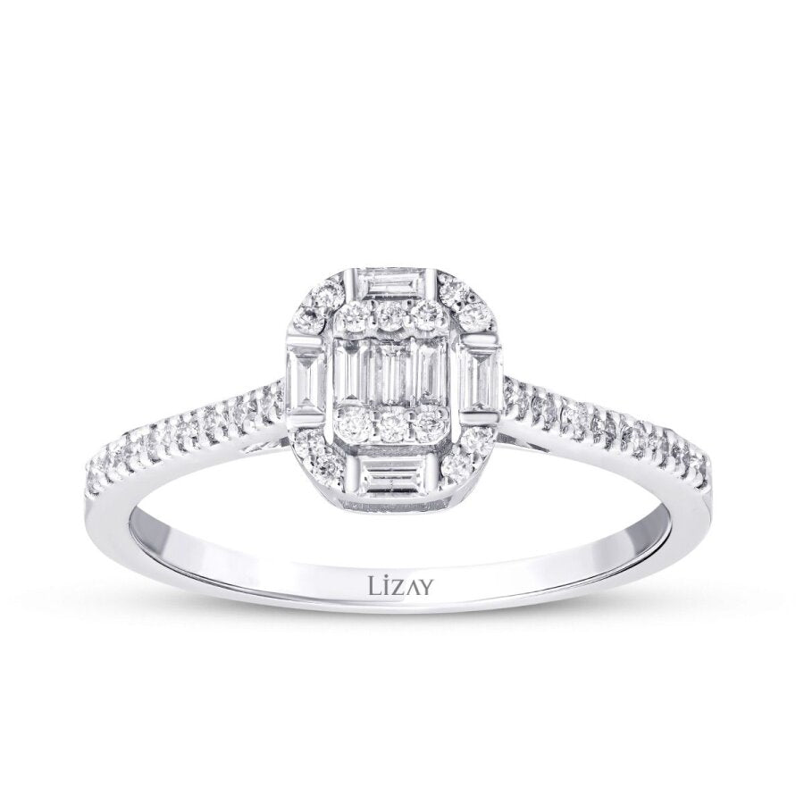 0.30 ct. Diamant Baguette Ring