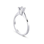 0.15 ct. Diamant Rund Solitär Verlobungsring