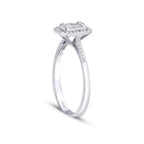 0.22 ct. Diamant Baguette Ring