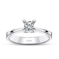 0,15 ct. Diamant Brillant Solitär Verlobungsring