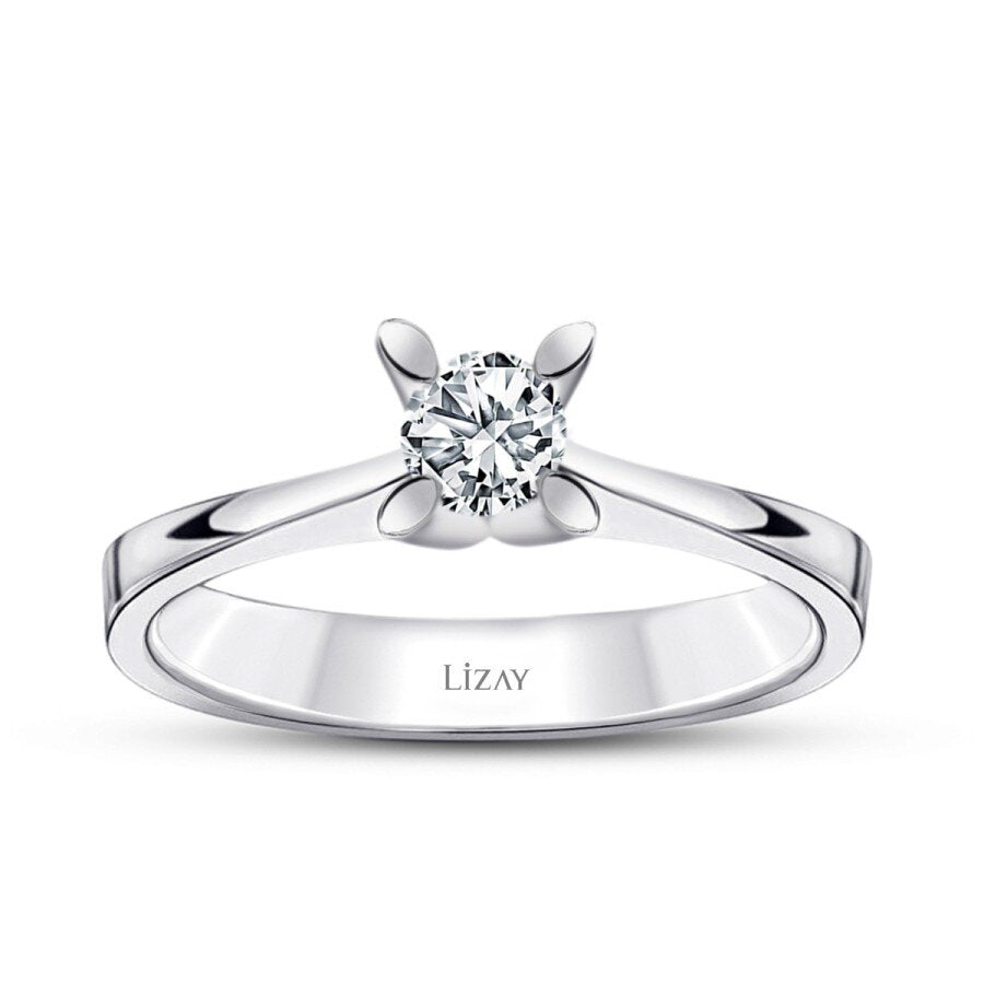 0,15 ct. Diamant Brillant Solitär Verlobungsring