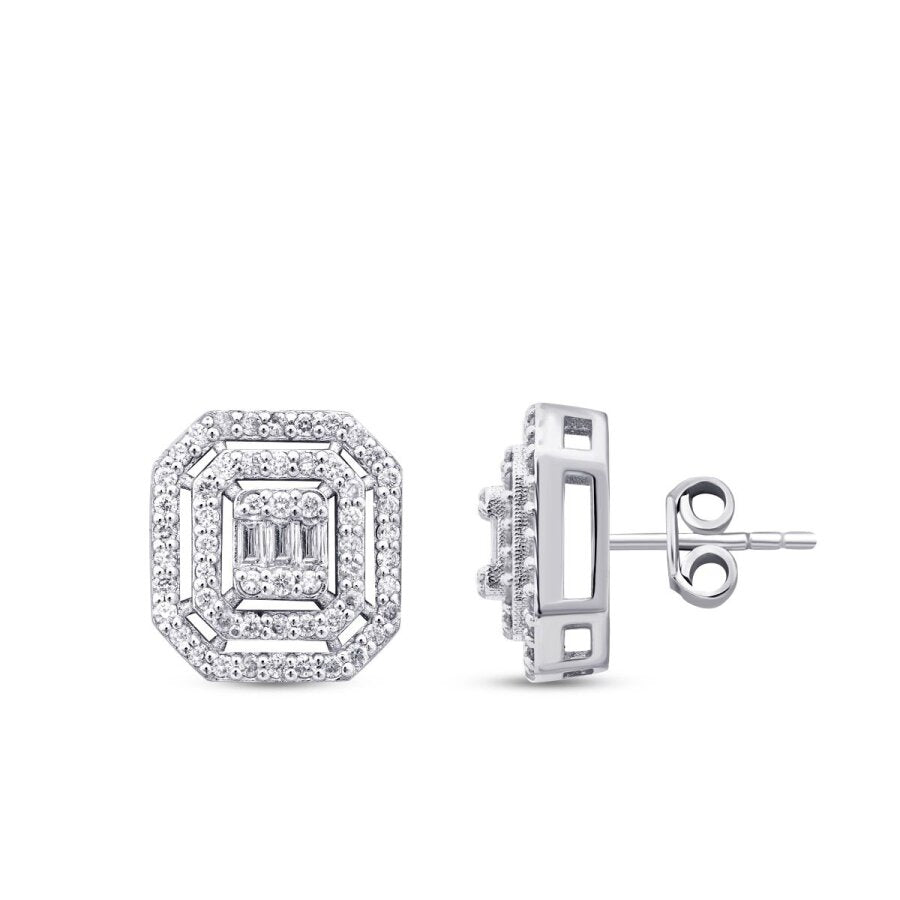 0,47 ct. Diamant Baguette Trend Ohrringe