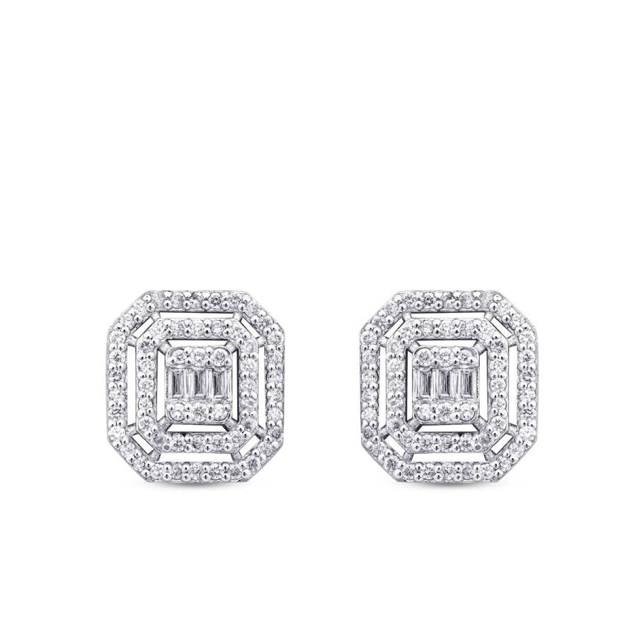 0,47 ct. Diamant Baguette Trend Ohrringe