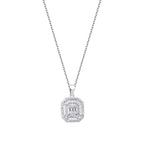 0,23 ct. Diamant Baguette Trend Halskette