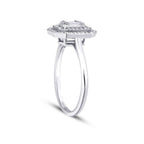 0,35 ct. Diamant Baguette Ring