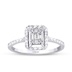 0,12 ct. Diamant Baguette Ring