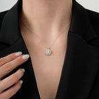 0,23 ct. Diamant Baguette Trend Halskette