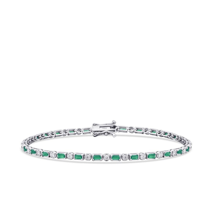 1,63 ct. Diamant Smaragd Armband