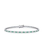 1,63 ct. Diamant Smaragd Armband
