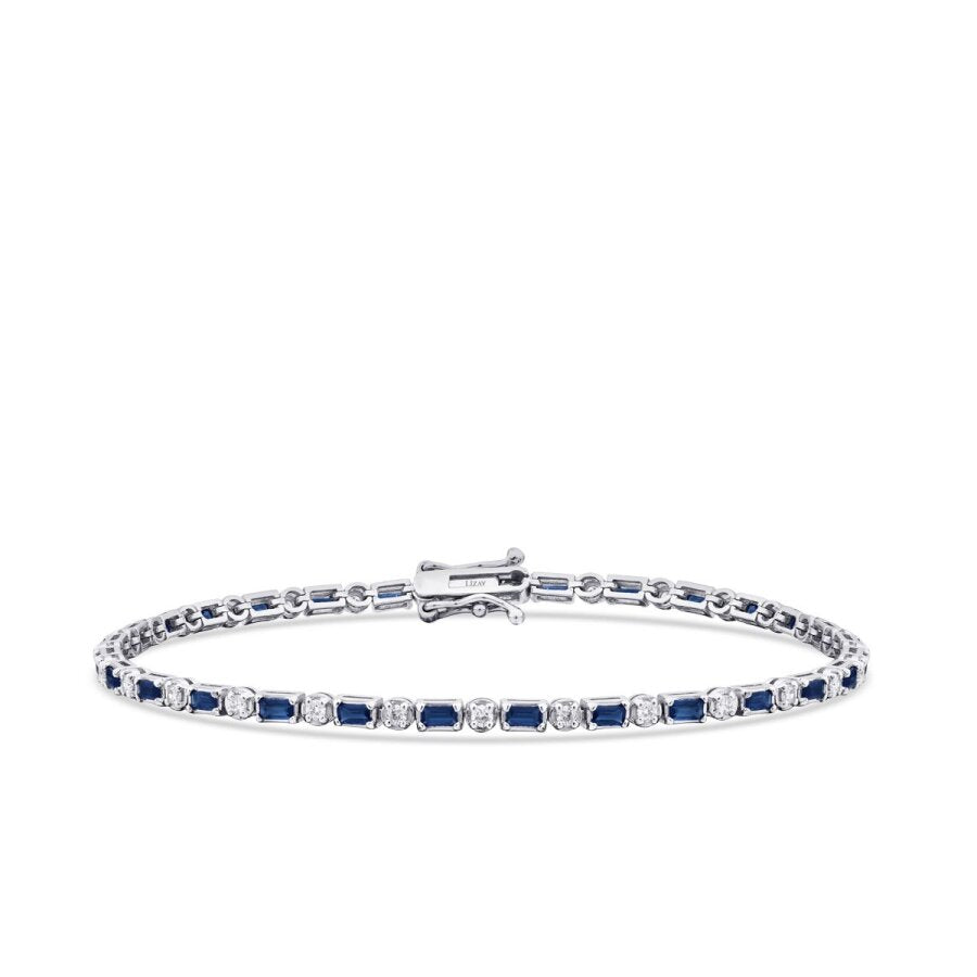 2,19 ct. Diamant Saphir Armband