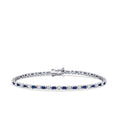 2.19 ct. Diamant Saphir Armband