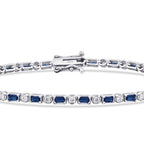 2,19 ct. Diamant Saphir Armband