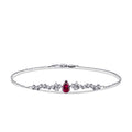 0,87 ct. Diamant Rubin Armband