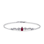 0,87 ct. Diamant Rubin Armband