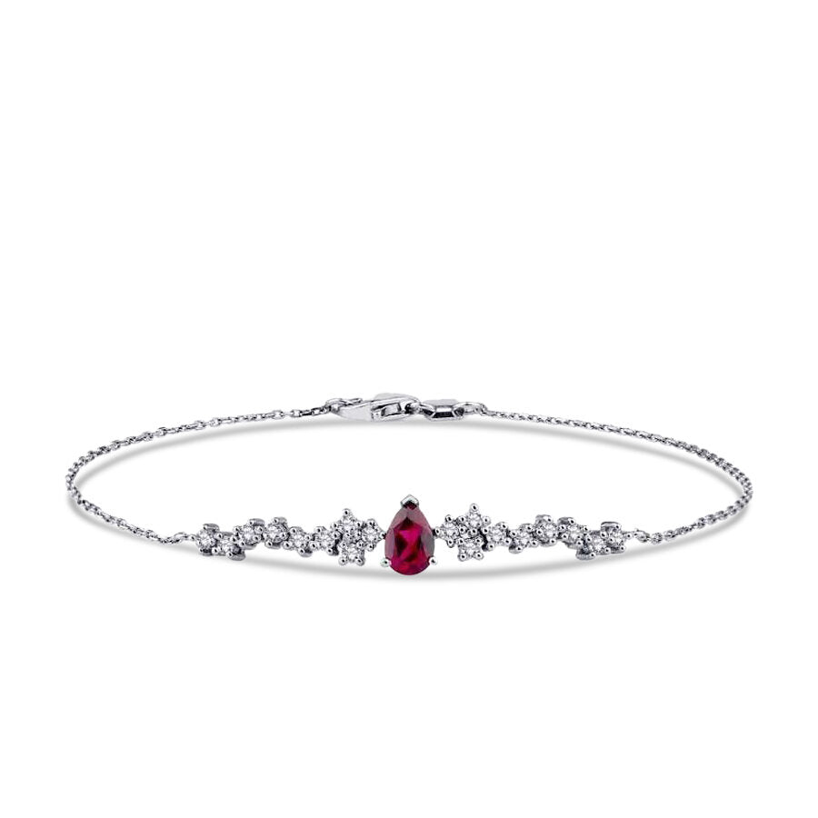 0.87 ct. Diamant Rubin Armband