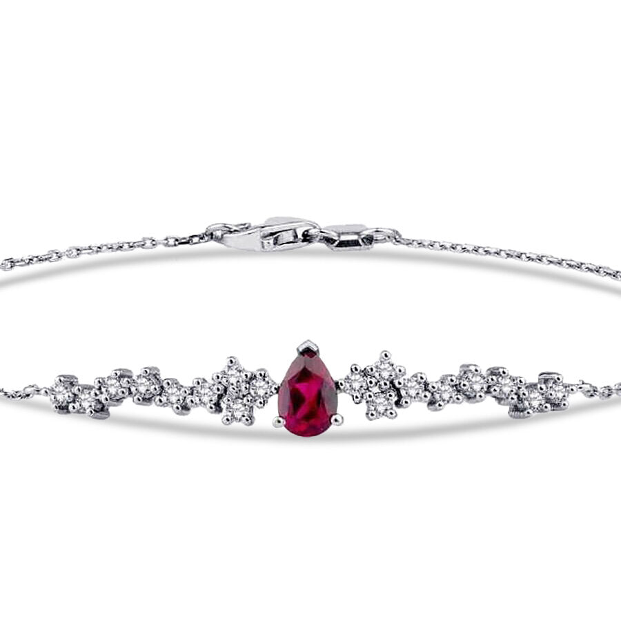 0.87 ct. Diamant Rubin Armband