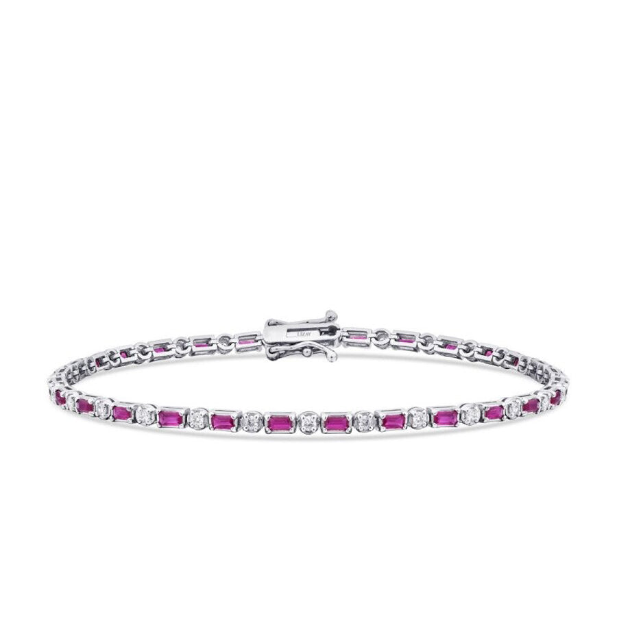 1.91 ct. Diamant Rubin Armband