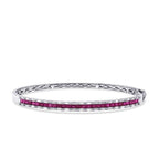 2,36 ct. Diamant Rubin Armreif