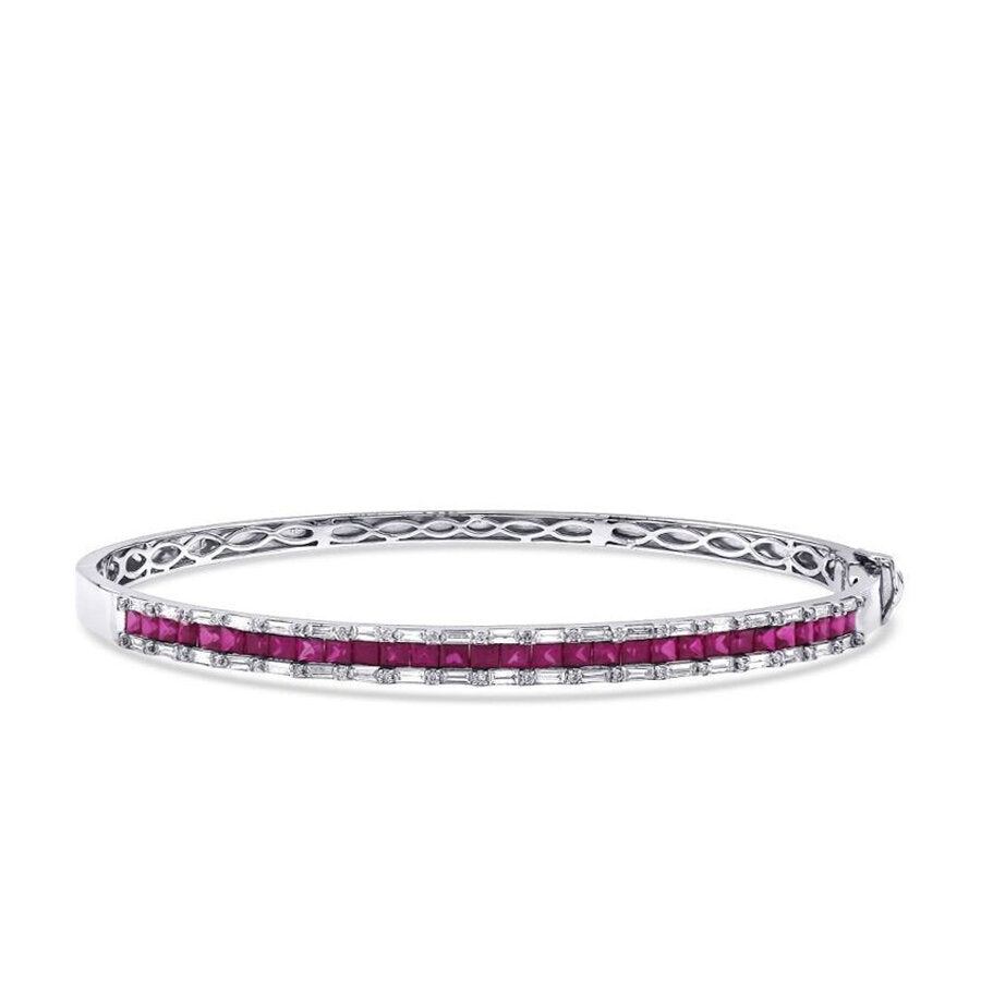 2.36 ct. Diamant Rubin Armreif