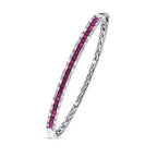 2,36 ct. Diamant Rubin Armreif