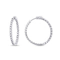 1,42 ct. Diamant Creolen Ohrringe