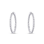 1,42 ct. Diamant Creolen Ohrringe