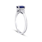 0,94 ct. Diamant Saphir Ring