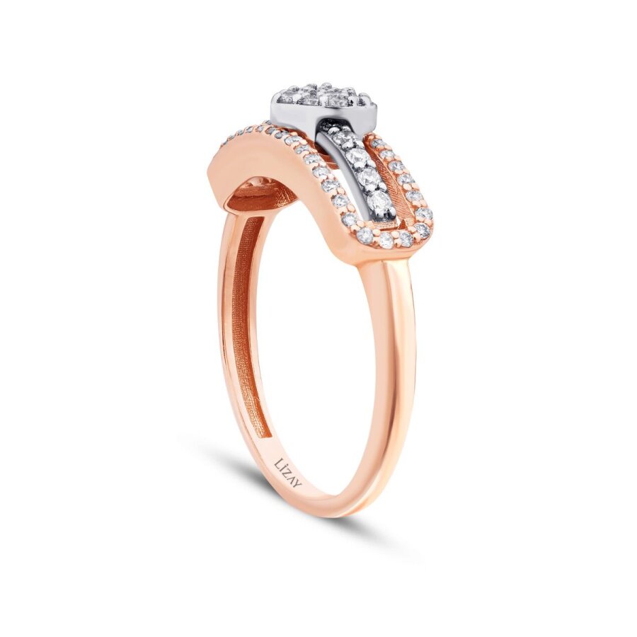 0,34 ct. Diamant Herz Ring