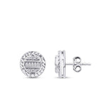0,20 ct. Diamant Baguette Ohrringe
