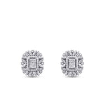 0,59 ct. Diamant Baguette Ohrringe