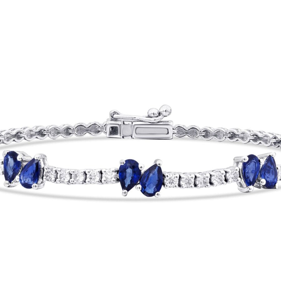2.03 ct. Diamant Saphir Armband
