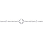 0,12 ct. Diamant-Kleeblatt-Armband