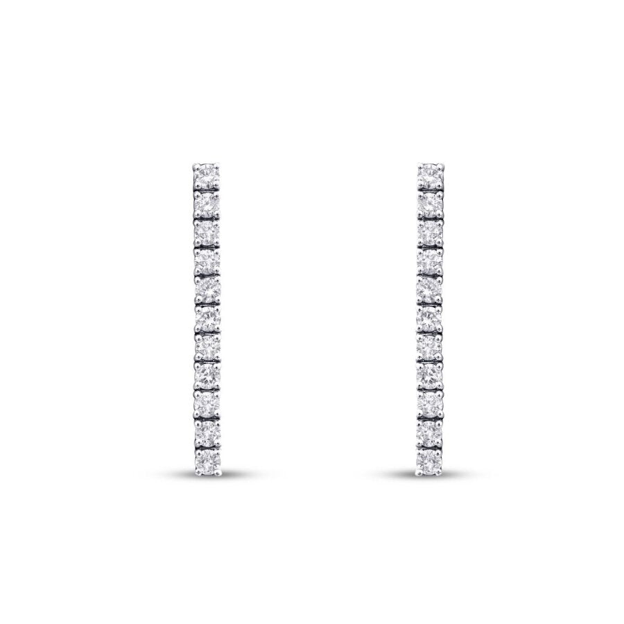 1,14 ct. Diamant Tennis Ohrringe