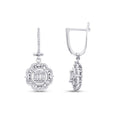 0,75 ct. Diamant Baguette Ohrringe