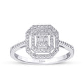 0,28 ct. Diamant Baguette Ring