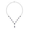 8.06 ct. Diamant Saphir Collier