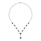 8.06 ct. Diamant Saphir Collier