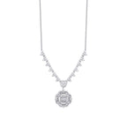 1.03 ct. Diamant Baguette Halskette