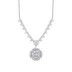 1.03 ct. Diamant Baguette Halskette