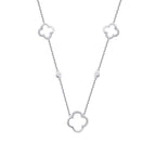 0,26 ct. Diamant Kleeblatt-Halskette