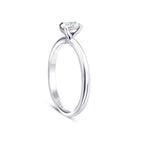 0,80 ct. Diamant Oval Solitär Verlobungsring