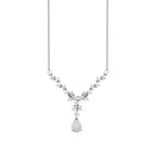 0,54 ct. Diamant Tropfen Trend Halskette