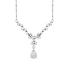 0,54 ct. Diamant Tropfen Trend Halskette