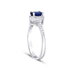 1,15 ct. Diamant Saphir Ring