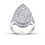 1,30 ct. Diamant Trend Tropfen Ring