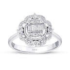 0,35 ct. Diamant Baguette Ring