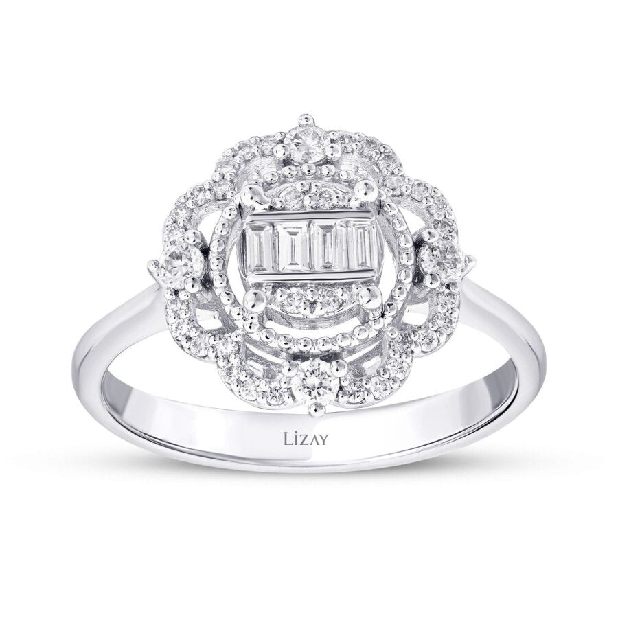 0.35 ct. Diamant Baguette Ring