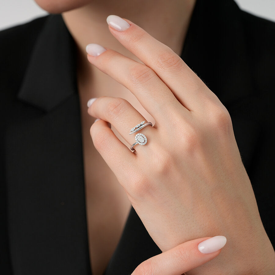 0,16 ct. Diamant Trend Ring