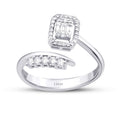 0,29 ct. Diamant Baguette Ring