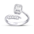 0,29 ct. Diamant Baguette Ring